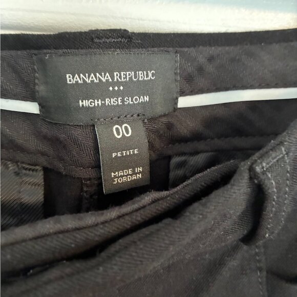 Banana Republic High Rise Sloan Pant 00 Petite - Picture 2 of 2